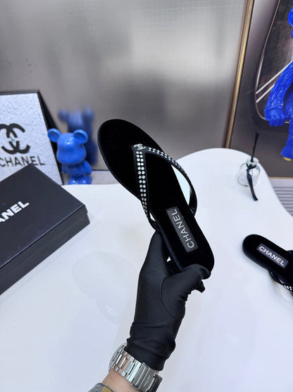 MBCS4 Leather Slippers Size 35-42 Shoes with Box