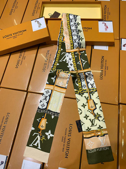 XLC17 Silk satin 8-120CM scarf