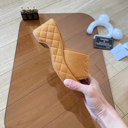 MBCS12 Leather Slippers Size 35-41 Shoes with Box