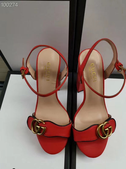 OGS4 Women real leather 8 Or 10CM shoes size 35-42 with box