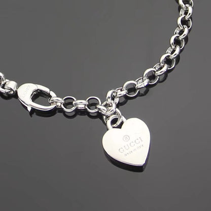 GB03  Heart shaped letter bracelet jewelry