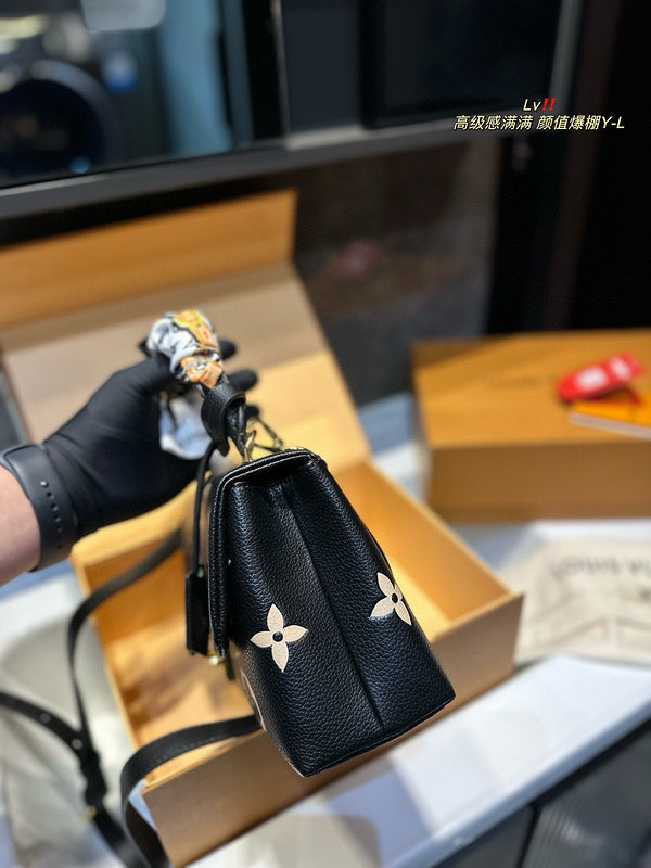 ALP14 Leather Bag 24-16-9CM Handbag With box