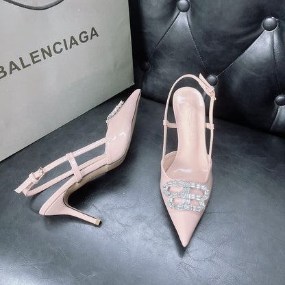 MBS11 Slippers Women 8CM heel shoes 35-42 With box