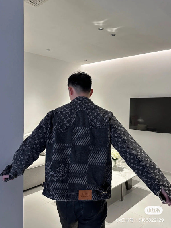 LVC021  New high-quality spring and autumn men'sand women’s  jacket denim jacket clothes