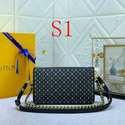 GLP059 High quality leather bag 21.5x12.5x5CM