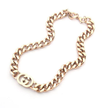 GN02   Letter Pendant Necklace Jewelry