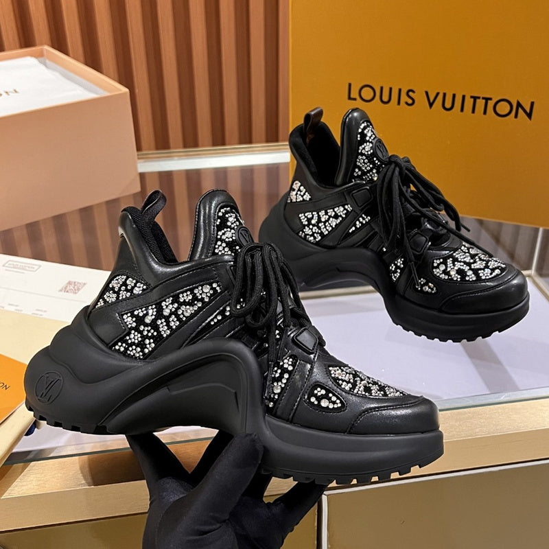 OLS39 Leather Women 5.5CM Shoes 35-41 with box