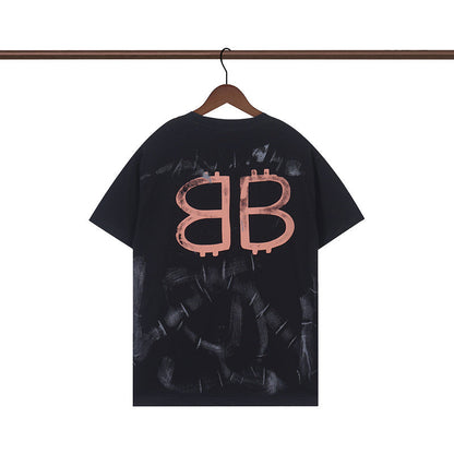 BAC98 New  Men's and women's letter T-shirt Clothing