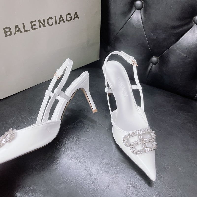 MBS11 Slippers Women 8CM heel shoes 35-42 With box