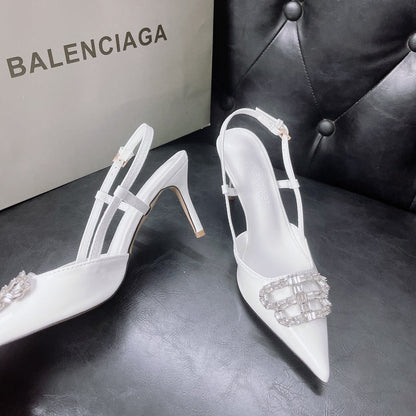 MBS11 Slippers Women 8CM heel shoes 35-42 With box