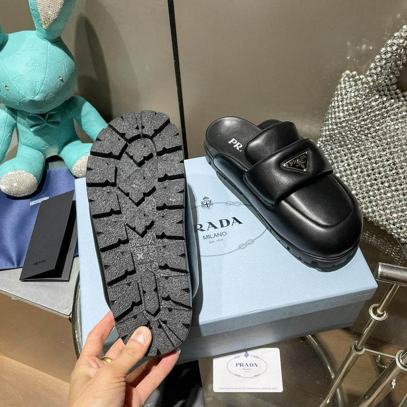 MJPS3 Leather Women Slippers 35-41 shoes With box