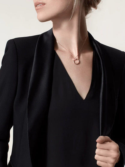 X676  Titanium steel nail necklace jewelry