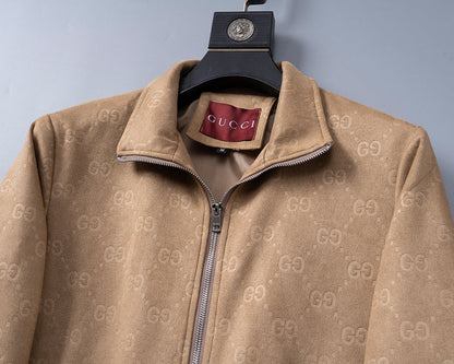 GUC099 New Spring and Autumn thin imitation deer skin velvet jacket long sleeved cardigan clothes