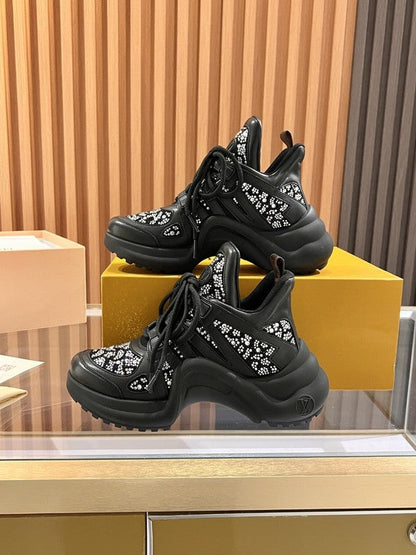 OLS39 Leather Women 5.5CM Shoes 35-41 with box