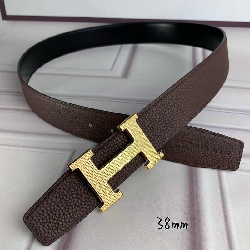 HBL3 Real leather 3.8CM 95-125CM Belt with all packing