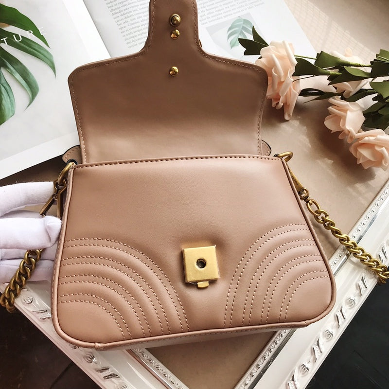 GGP17 High quality Leather 21-15.5-8CM Bag