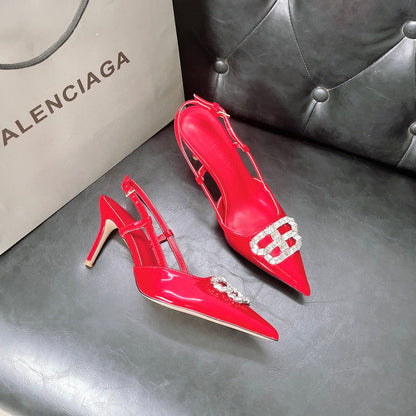 MBS11 Slippers Women 8CM heel shoes 35-42 With box