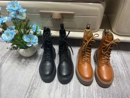 MCS12 Leather Women 35-40 shoes with box