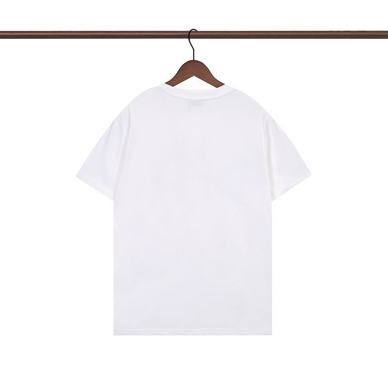 MOC013 New  Men's and women's letter T-shirt Clothing