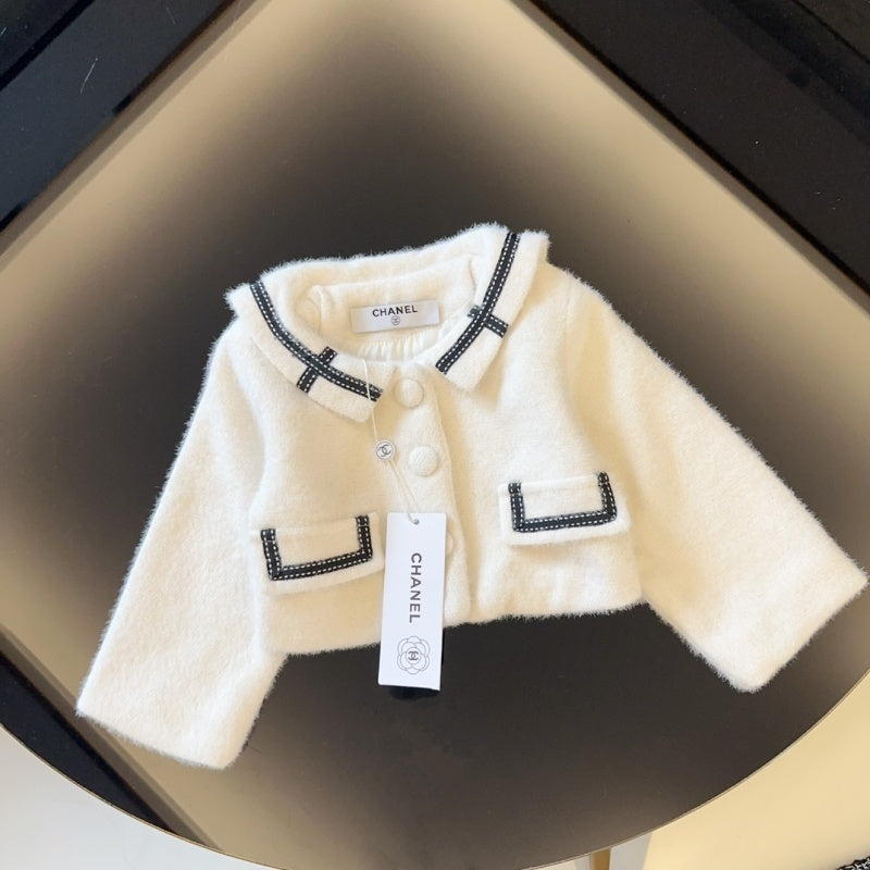 TCHC17  New style girls' spring and autumn thin woolen skirt+outerwear Clothing