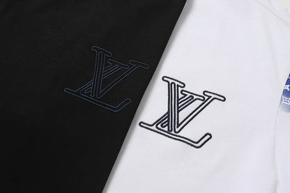 LVC003  Men's and women's summer short-sleeved T-shirt clothes