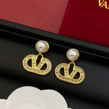 VLE6 New Women's Fashion Gold Plated Earrings Jewelry