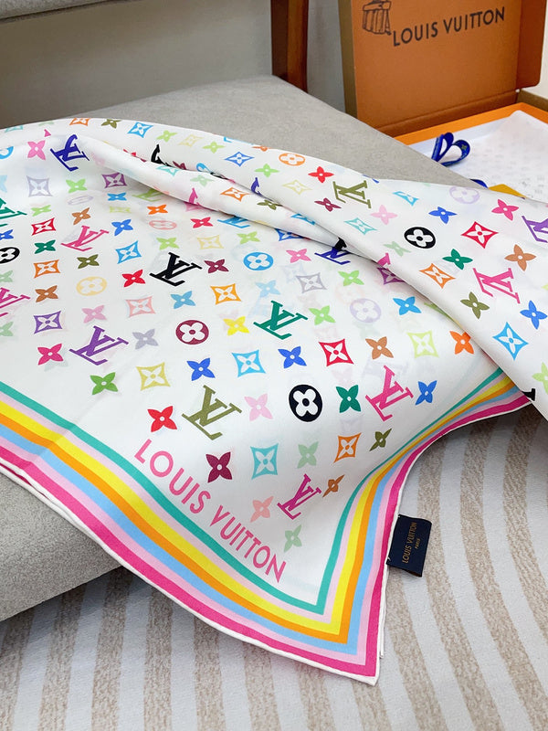 XLC29 Silk satin 90-90CM Scarf