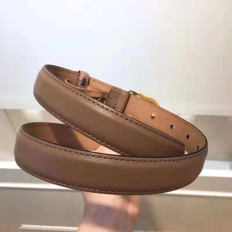 GCBL24 wide Real Leather 2.5CM total length 95-110cm Belt with all packing