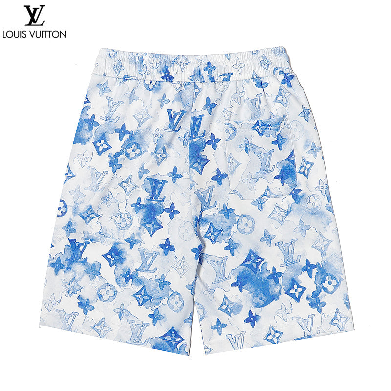 LVS1  Men's classic color print series shorts