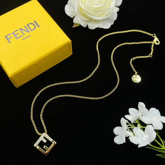 FEN1  Necklace 316L steel plating gold Jewelry