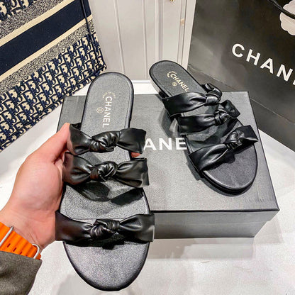 MBCS1 Leather Slippers Size 35-41 Shoes with Box