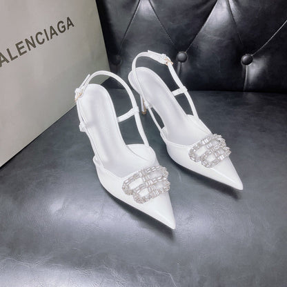 MBS11 Slippers Women 8CM heel shoes 35-42 With box