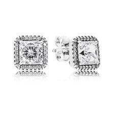 PDE100 pandora s925 Sterling Silver Earrings 1:1 Quality for women