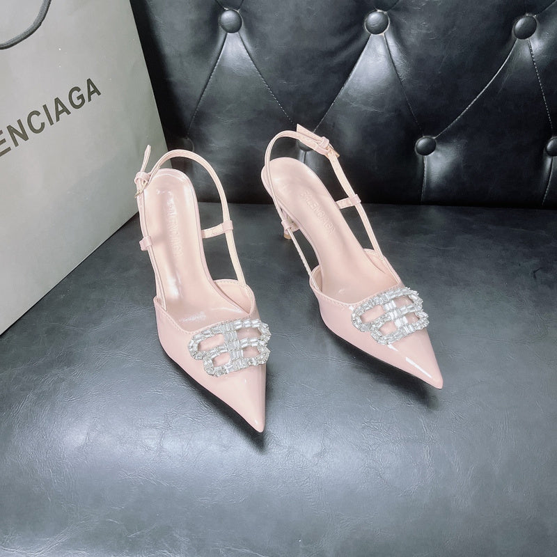 MBS11 Slippers Women 8CM heel shoes 35-42 With box