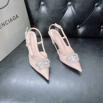 MBS11 Slippers Women 8CM heel shoes 35-42 With box