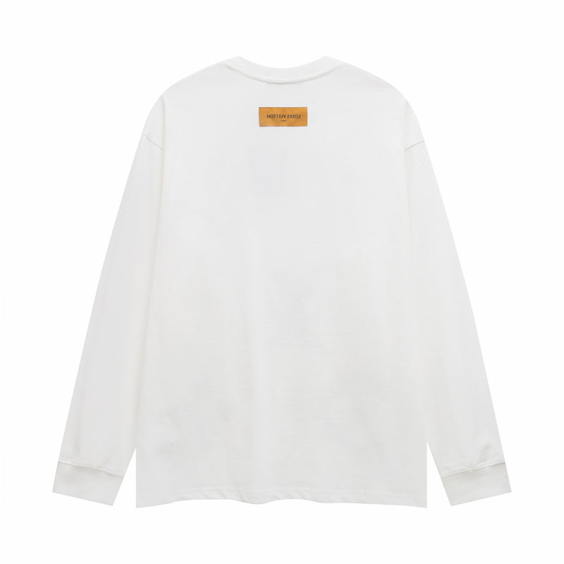 LVC019  New men's and women's spring and autumn pure cotton long sleeved casual clothes