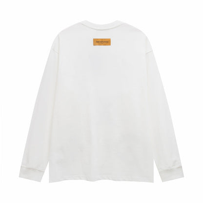 LVC019  New men's and women's spring and autumn pure cotton long sleeved casual clothes