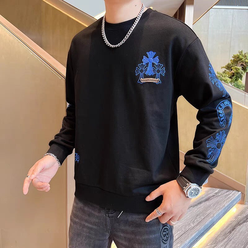 KLC20 New men's and women's pure cotton long sleeved casual clothes