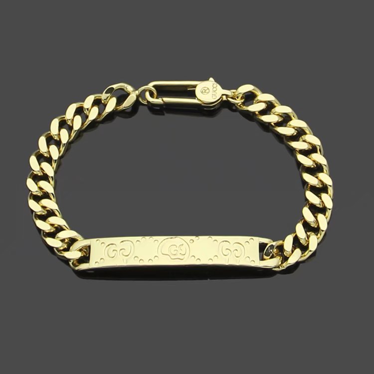 GB02   Square gold-plated bracelet jewelry