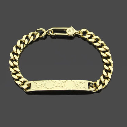 GB02   Square gold-plated bracelet jewelry