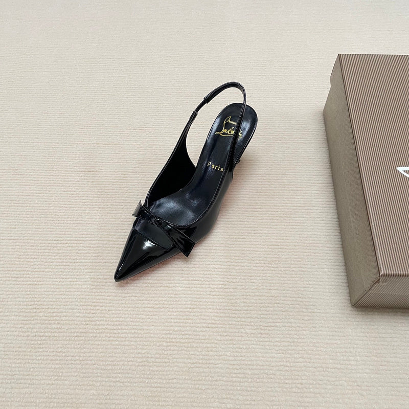 MBCL1 Women Heel 6CM 8CM 10CM Leather shoes 35-41 with box