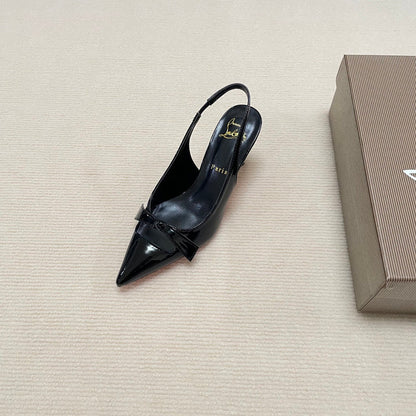 MBCL1 Women Heel 6CM 8CM 10CM Leather shoes 35-41 with box