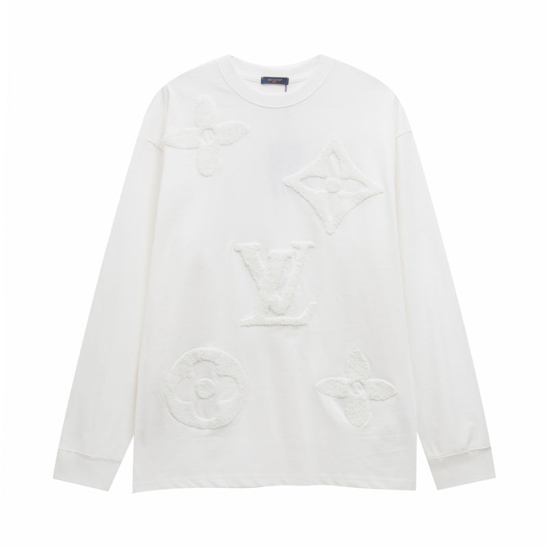 LVC019  New men's and women's spring and autumn pure cotton long sleeved casual clothes