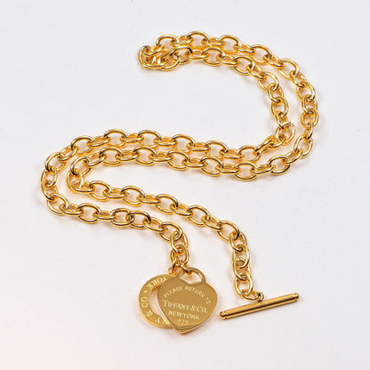 TN3 Necklace 316L steel plating gold Jewelry