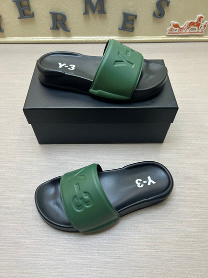 YYS1 Leather Slippers Size 38-45 Shoes with Box