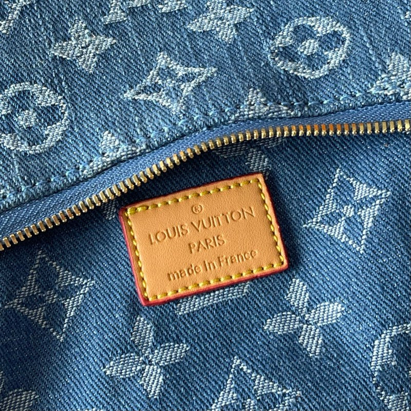 LLP08 Leather bag 24.5-13.5-6.5CM Denim Bags