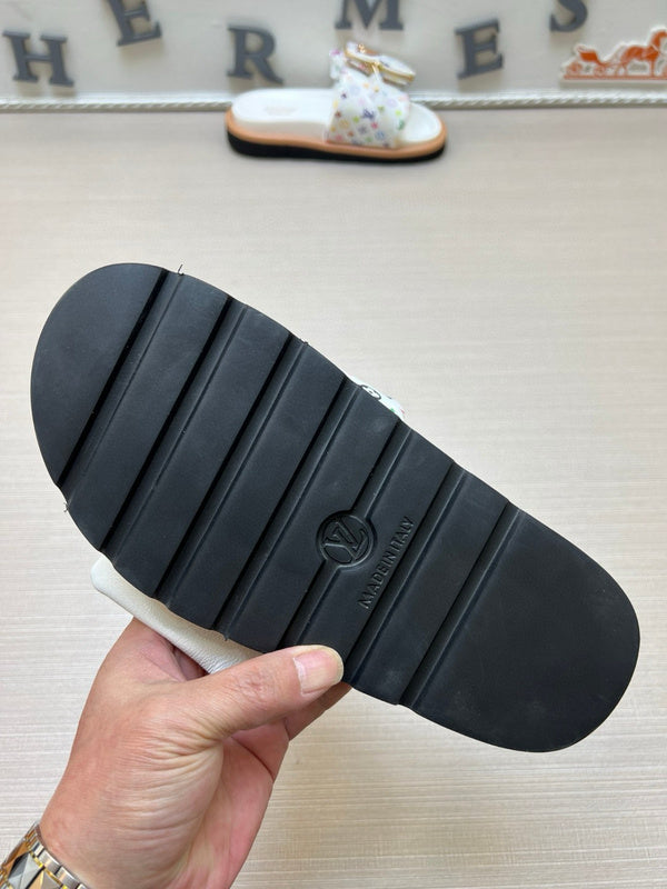 YLS5 Leather Slippers Size 36-45 Shoes with Box