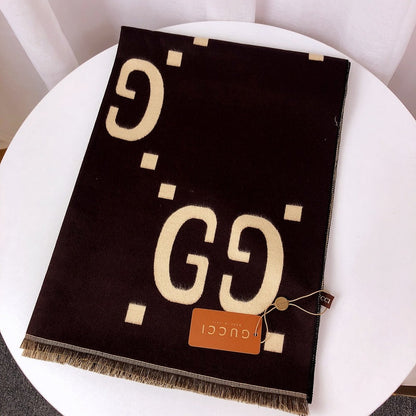 XGC11 cashmere blend 65-190CM Scarf