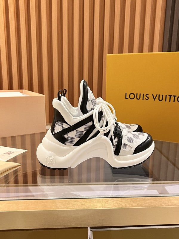 OLS38 Leather Women 5.5CM Shoes 35-41 with box