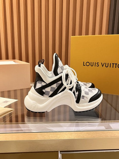 OLS38 Leather Women 5.5CM Shoes 35-41 with box